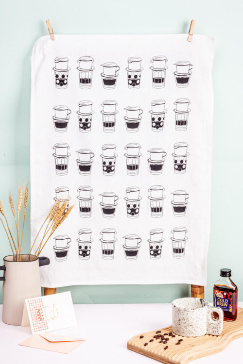 Kitchen towel collection-Tea Towel Coffee