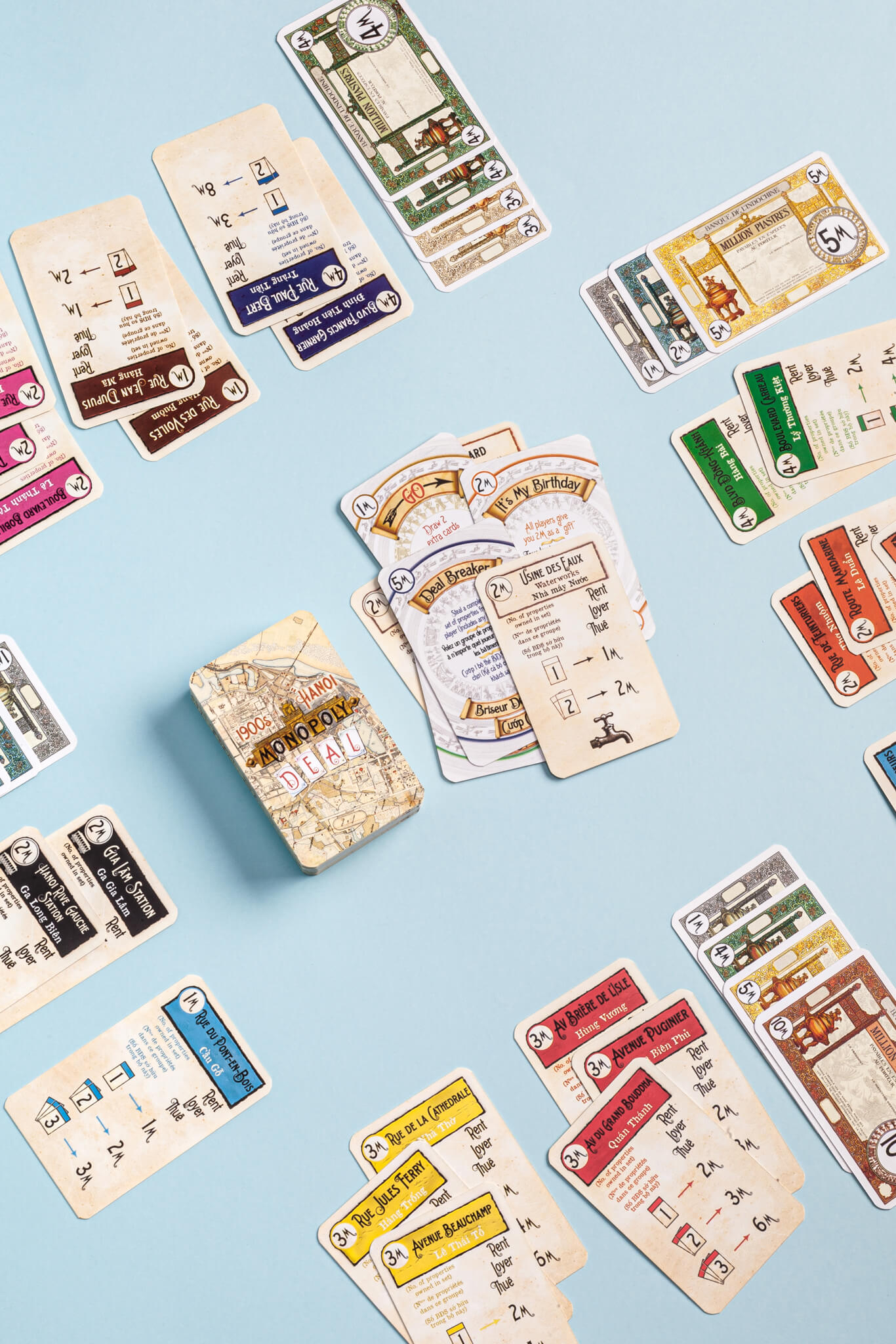 1900s Hanoi Monopoly Deal-Jeu De Cartes-Tro Choi The 1900s Hanoi Monopoly Deal-Jeu De Cartes-Tro Choi The