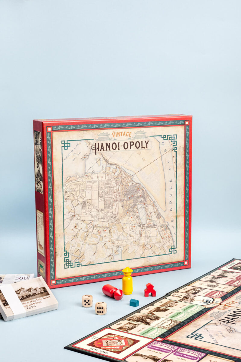 Hanoiopoly-Hanoi Monopoly Board Game-Vietnam Board Game-Jeu de société du Vietnam
