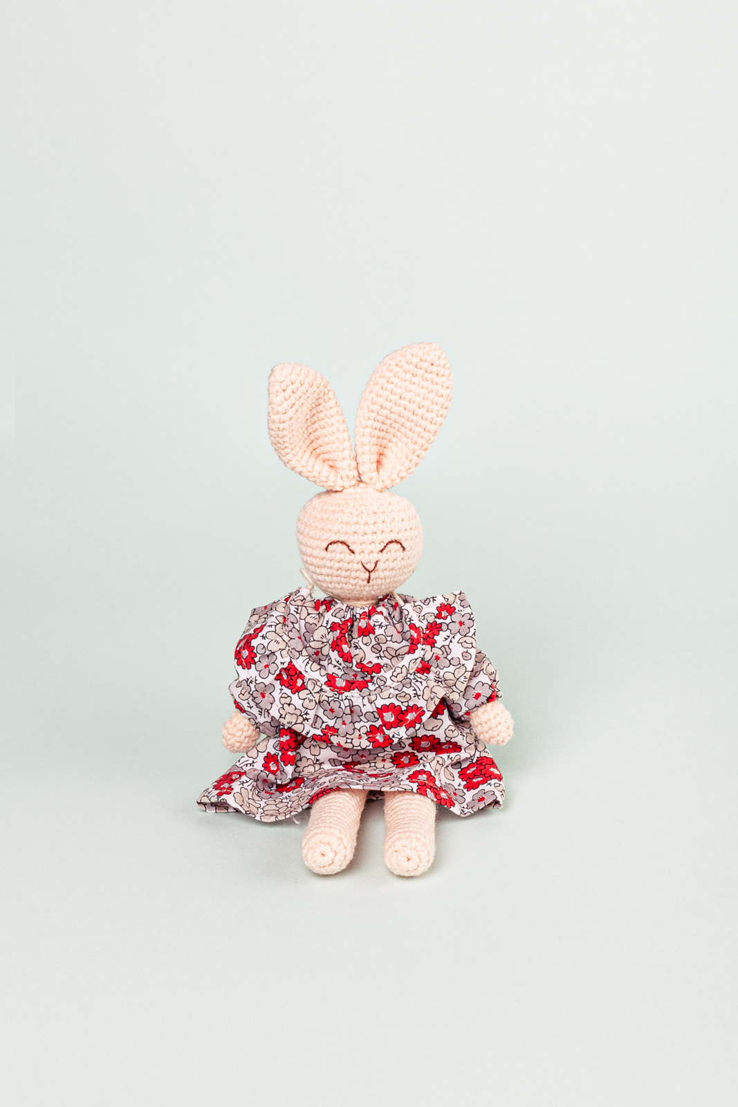 Bunny Doll Red Color available in Collective Memory Gift shop in hanoi