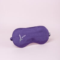 Embroidery Eye Mask Purple Color available in Collective Memory Gift shop in hanoi