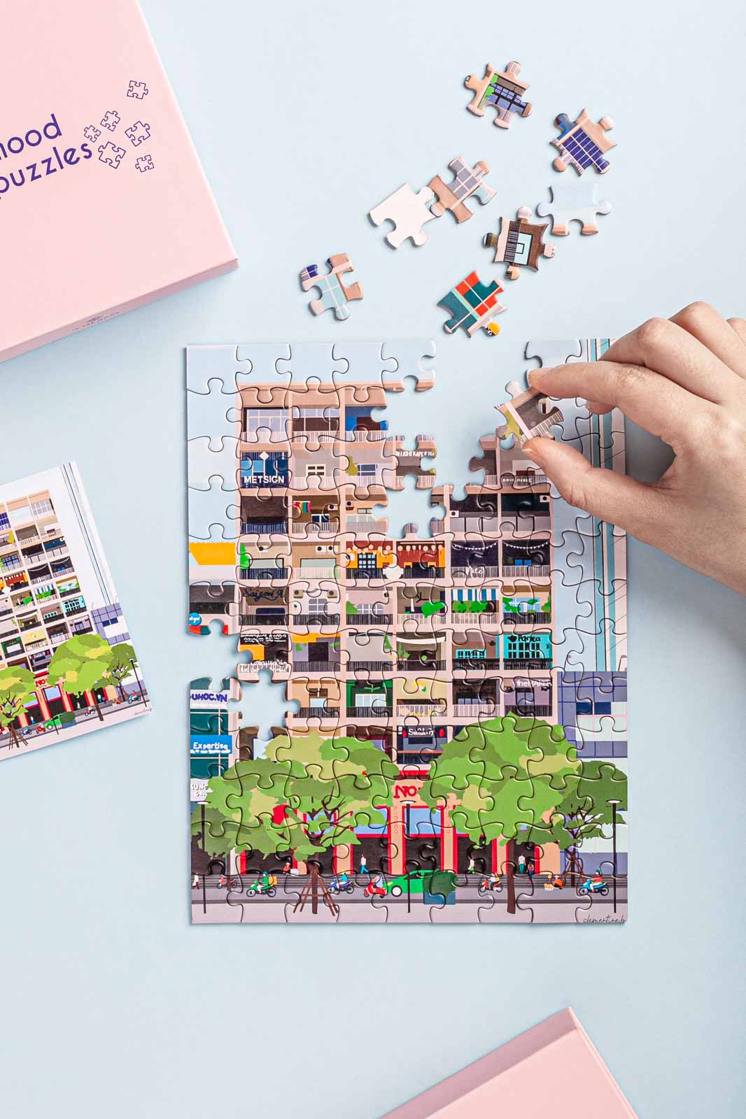 Nguyen Hue Building Jigsaw Puzzle Nguyen Hue Building Jigsaw Puzzle You can buy at Collective Memory Gift shop in hanoi