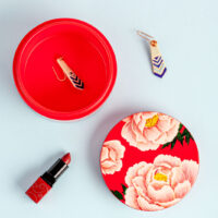 Peonies Lacquer Box available in Collective Memory Gift shop in Hanoi