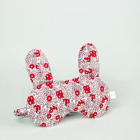 Rabbit Sleeping Mask Red Color for Kid available in Collective Memory Gift shop in hanoi