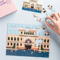Sai Gon Post Office Jigsaw Puzzle You can buy at Collective Memory Gift shop in hanoi