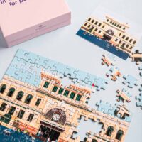 Sai Gon Post Office Jigsaw Puzzle You can buy at Collective Memory Gift shop in hanoi