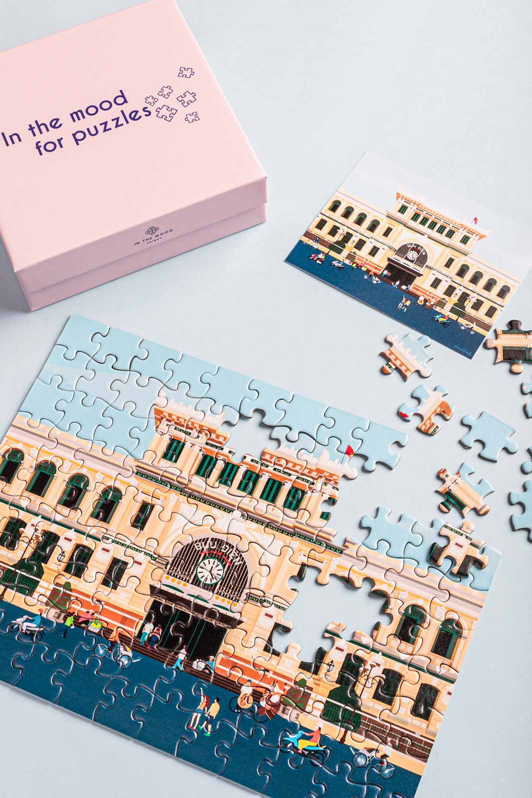 Sai Gon Central Post Office Jigsaw Puzzle Sai Gon Post Office Jigsaw Puzzle You can buy at Collective Memory Gift shop in hanoi