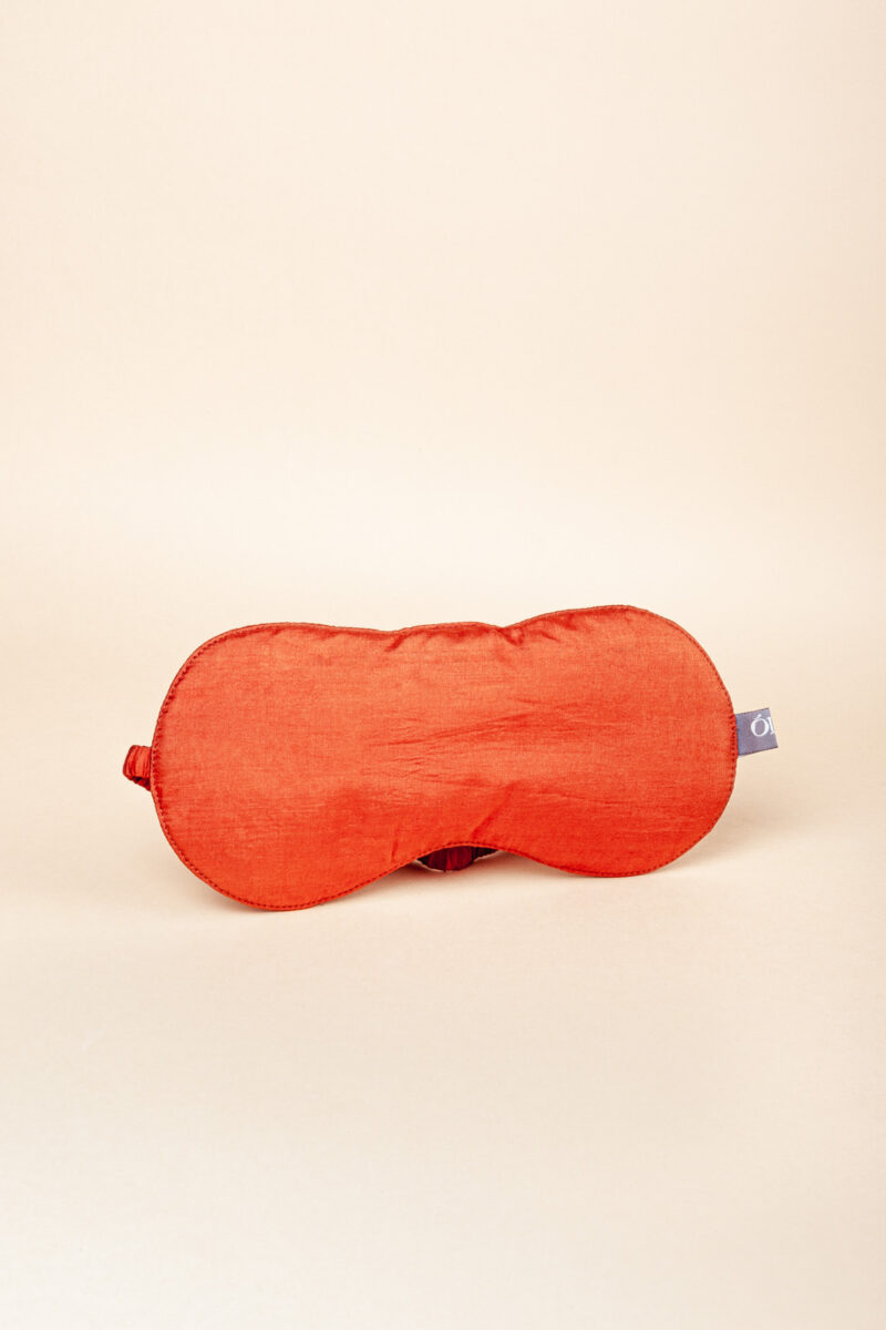 Silk Eye Mask Coral Color available in Collective Memory Gift shop in hanoi