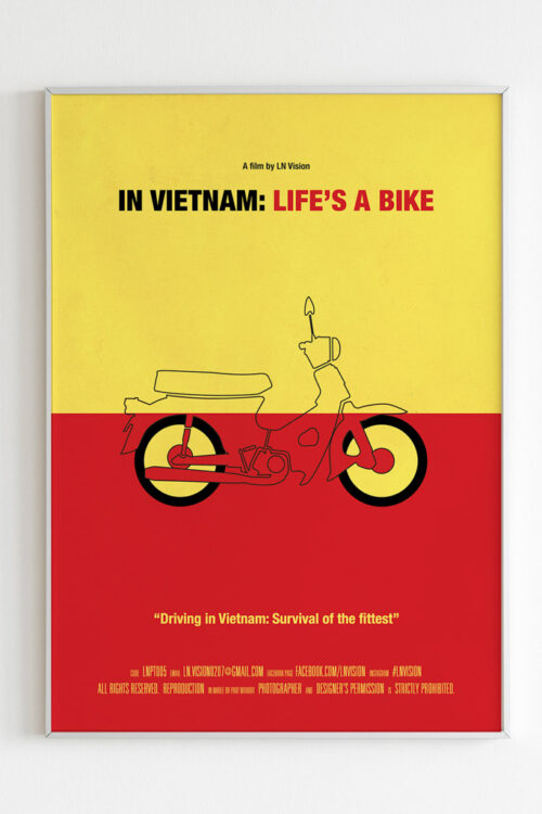 Vietnam Posters-Vietnam Motorbike Poster