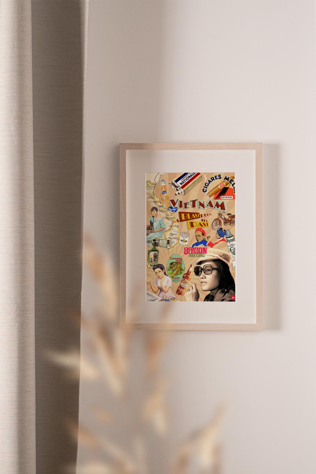 Vintage Vietnam Poster