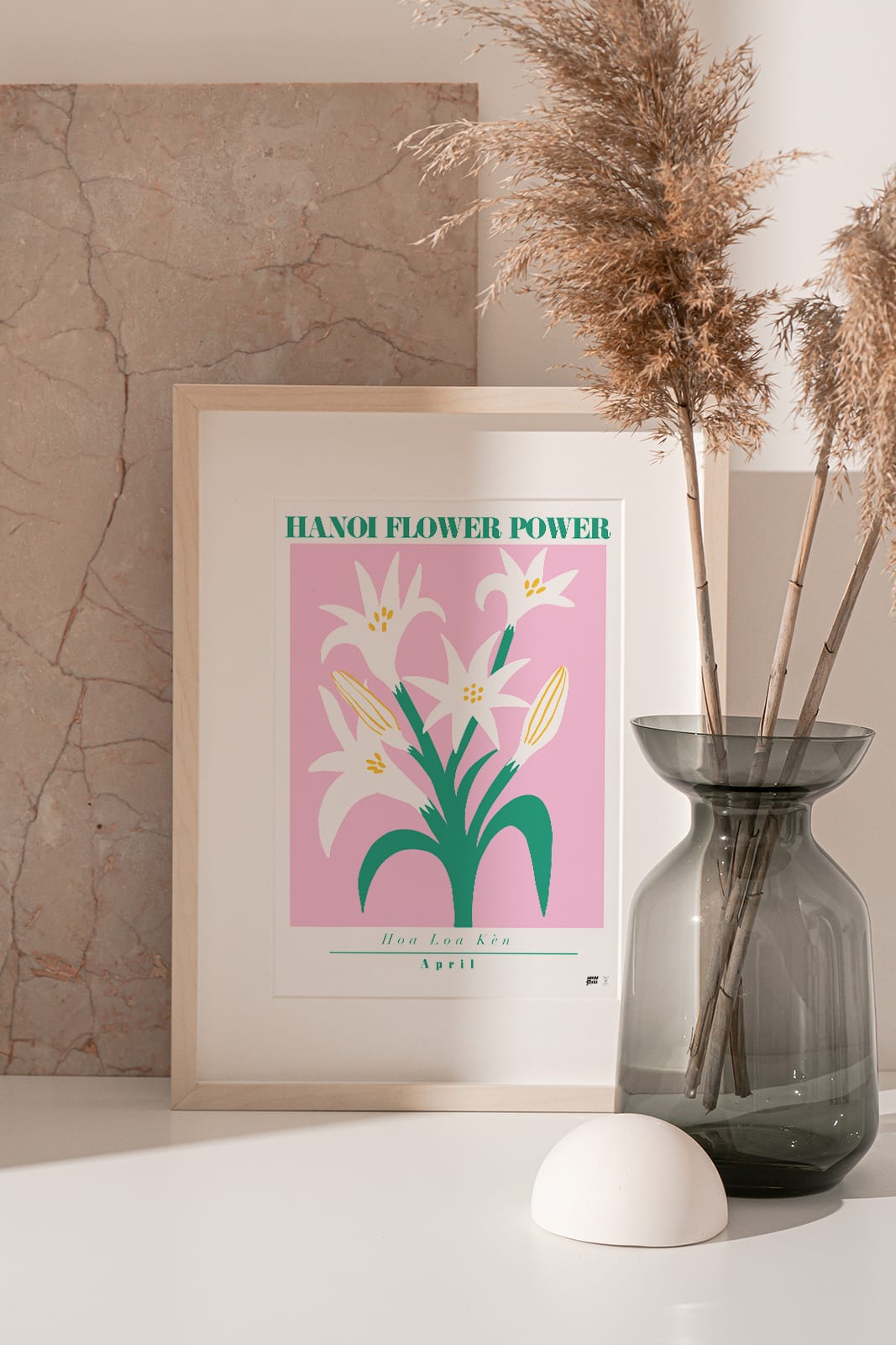 April White Lily Flower