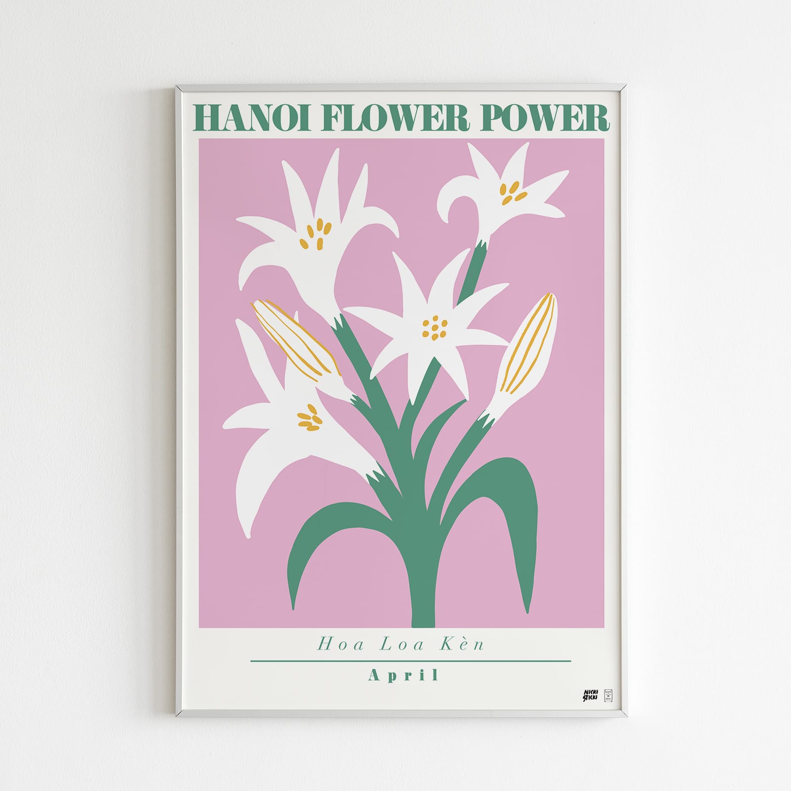 April White Lily Flower