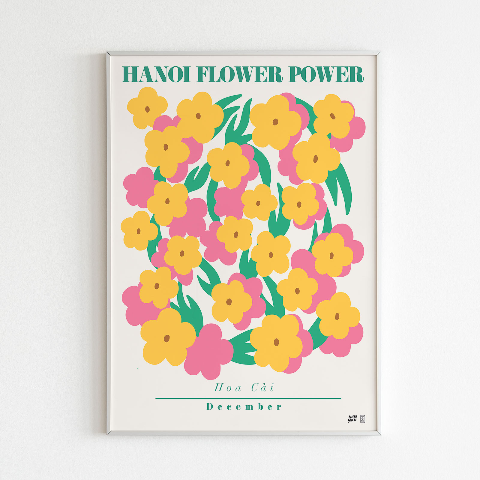 December Bright Yellow Flowers