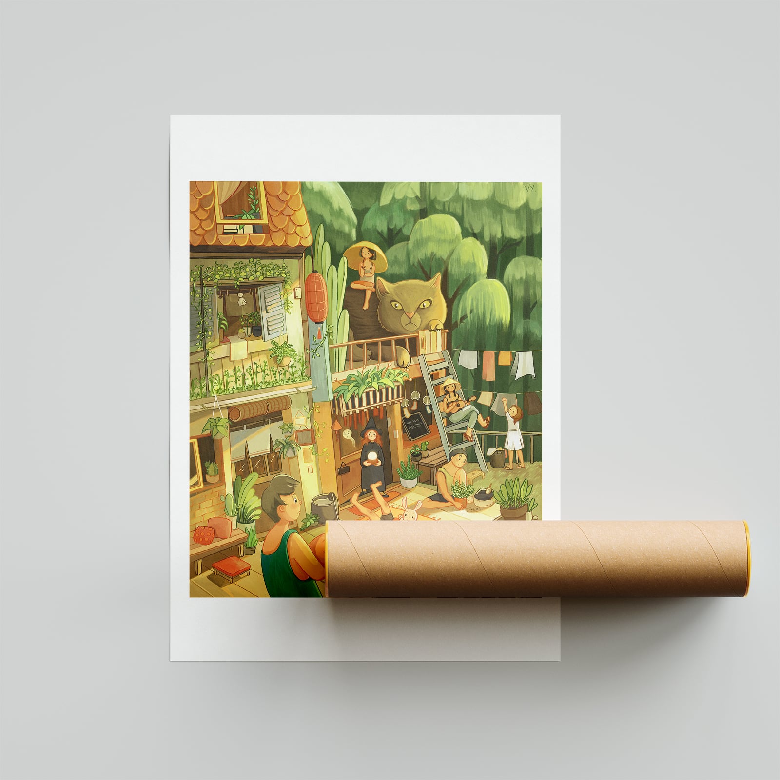 A day in the forest illustration 1