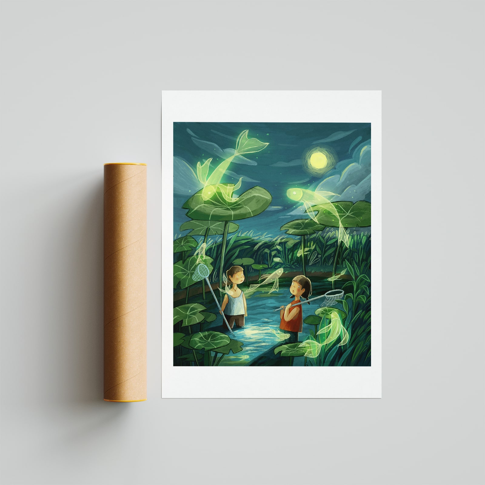 Catching Fish illustration