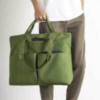 Large Tote Bag for Men Oliver Green Color