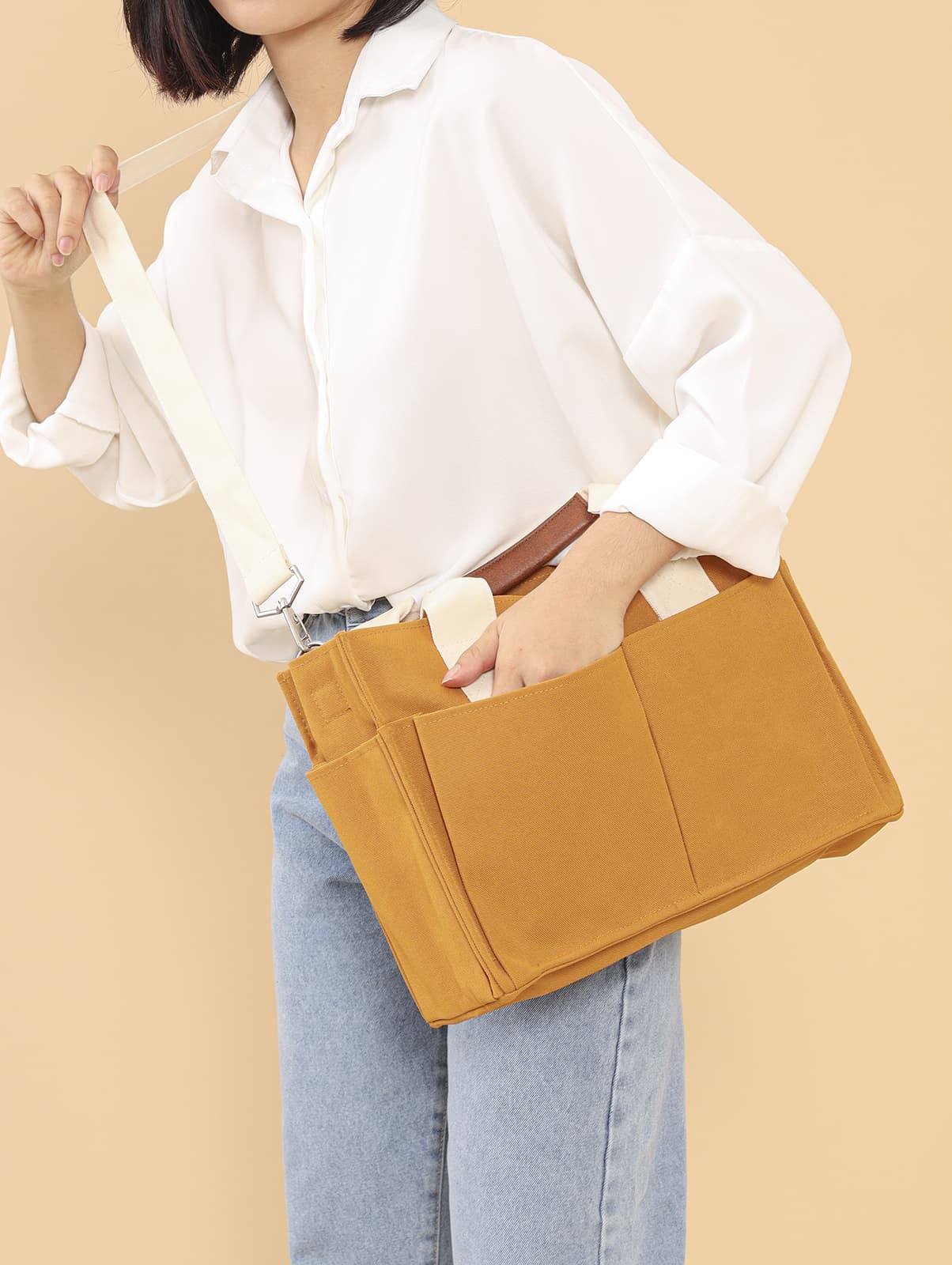 Messenger Crossbody Joyce Bag Mustard yellow