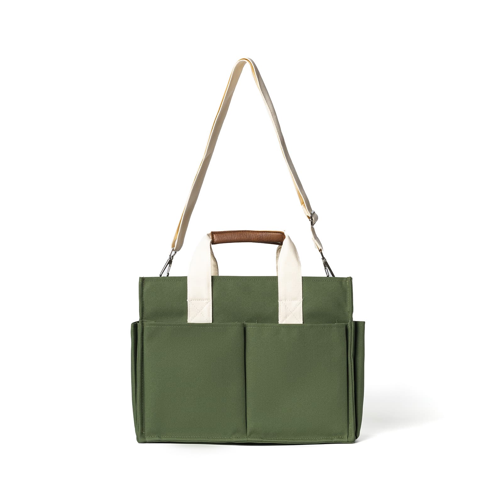Messenger Crossbody Joyce Bag Olive Green color made in Vietnam
