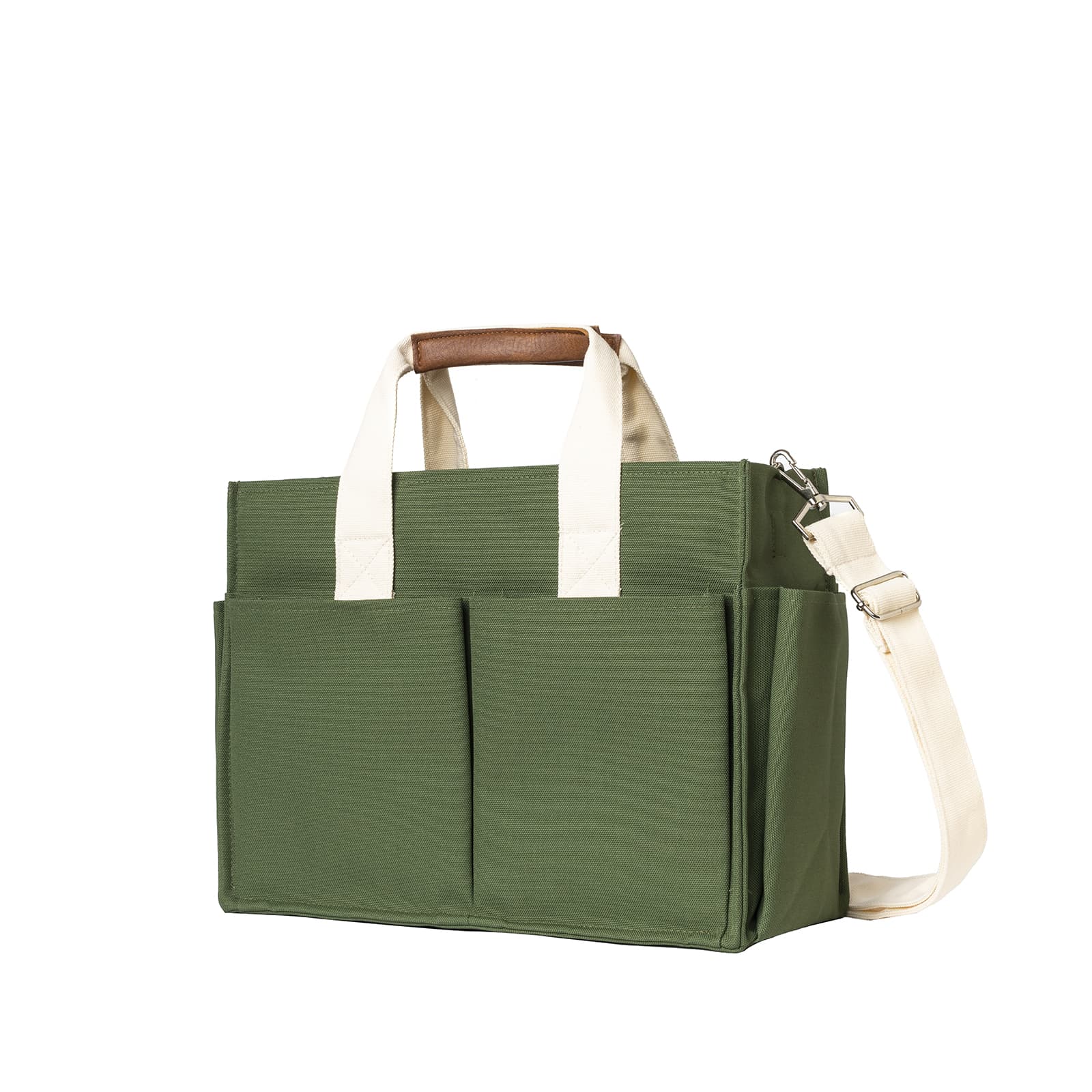 Messenger Crossbody Joyce Bag Olive Green color made in Vietnam