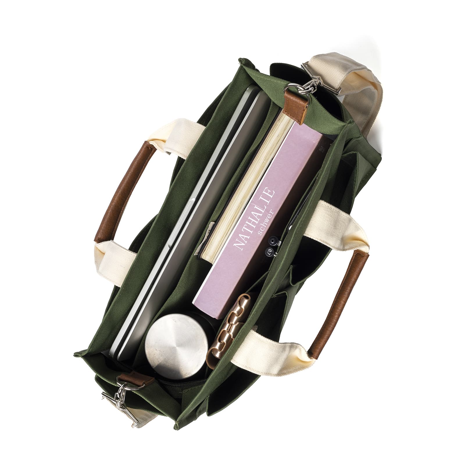 Messenger Crossbody Joyce Bag Olive Green color made in Vietnam