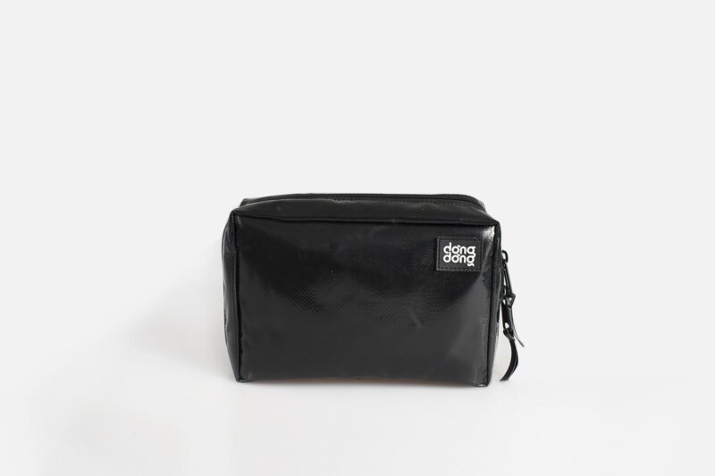 Recycled Toiletry bag Black Color