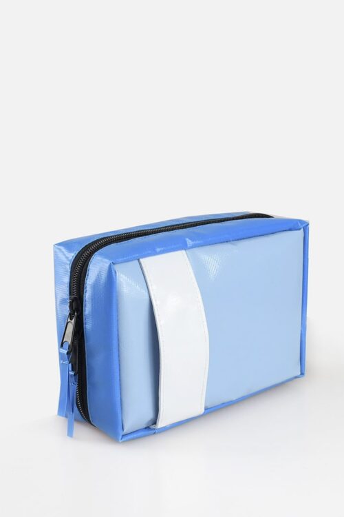 Recycled Toiletry bag Blue Ocean Color