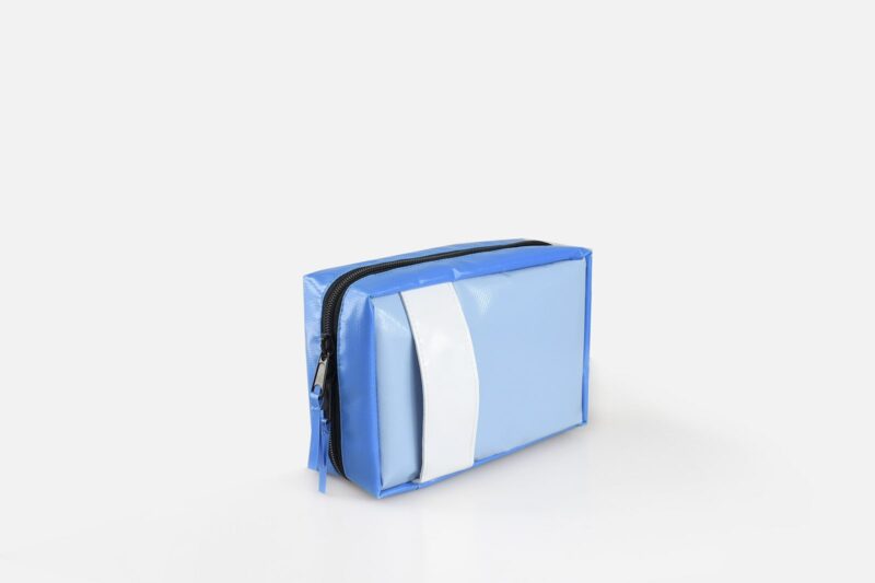 Recycled Toiletry bag Blue Ocean Color