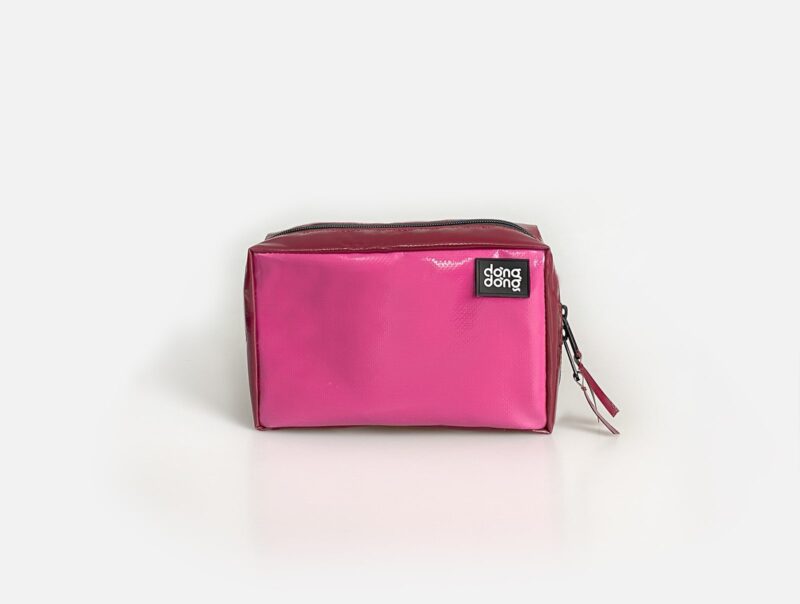 Recycled Toiletry bag Pink Color