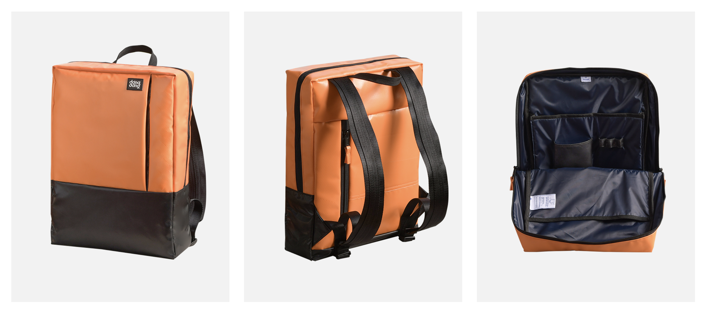 Recycled Backpack – Yellow Oliver Green Color