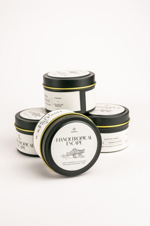 Hanoi Tropical Escape Candle Tin Box