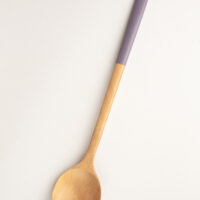 Wooden Spoon in Purple Lacquer Wooden Spoon in Purple Lacquer