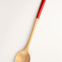 Wooden Spoon in Red Lacquer Wooden Spoon in Red Lacquer